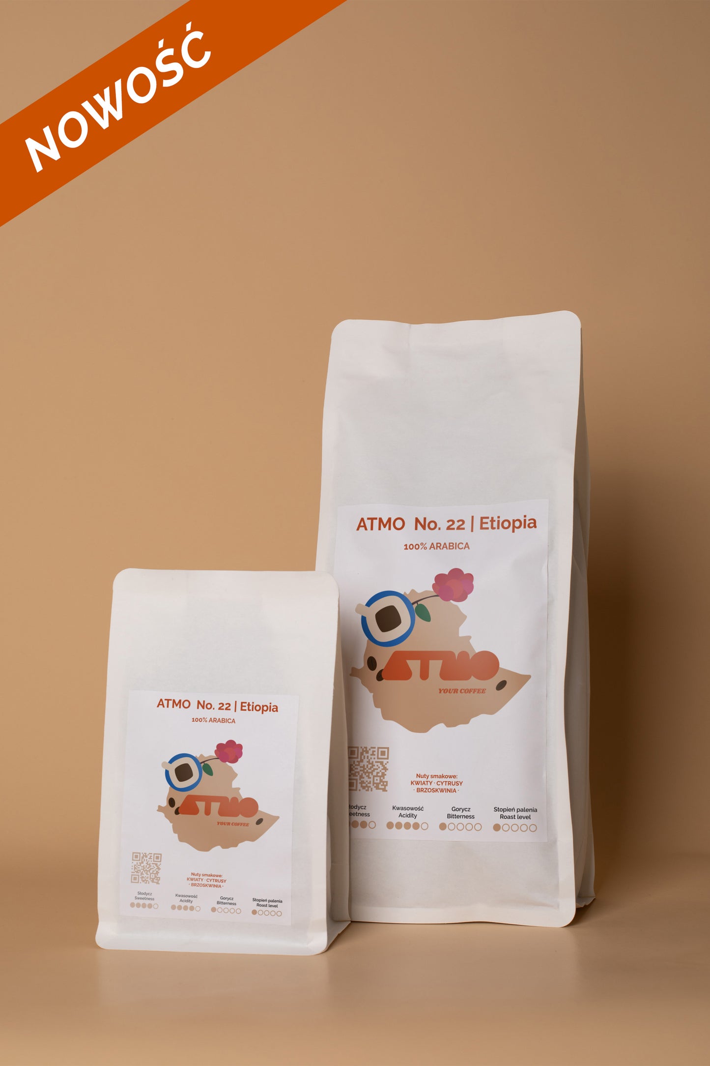 Kawa ziarnista ATMO No. 22 | Etiopia