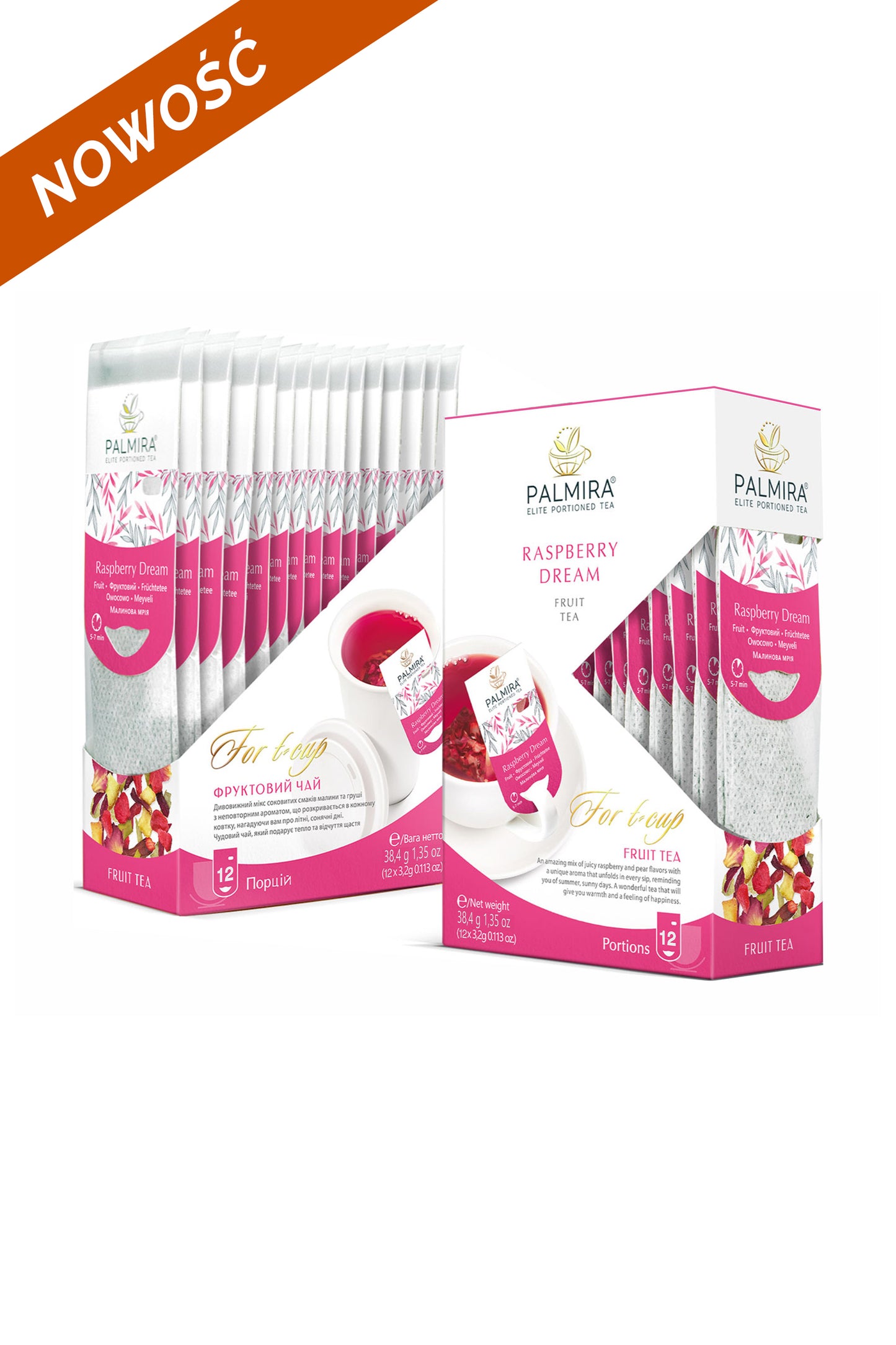 Herbata Palmira Raspberry Dream | Maliny ze snów