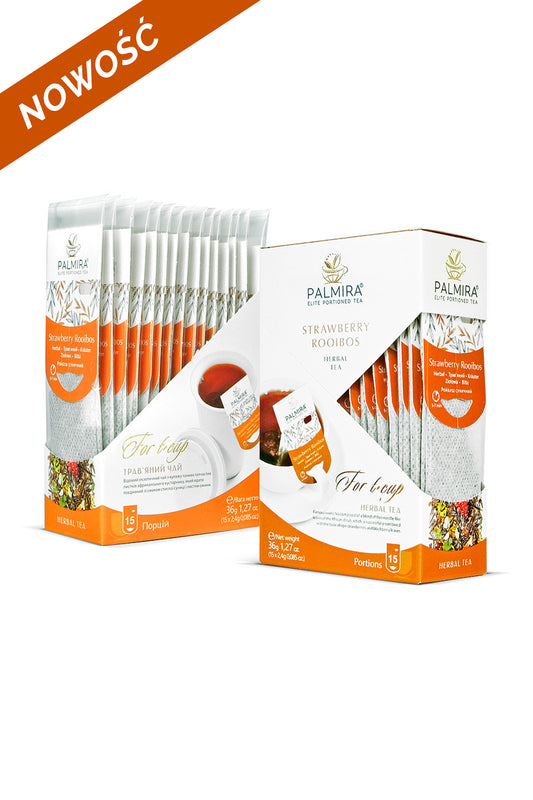 Herbata Palmira Strawberry Rooibos | Truskawkowa rozkosz