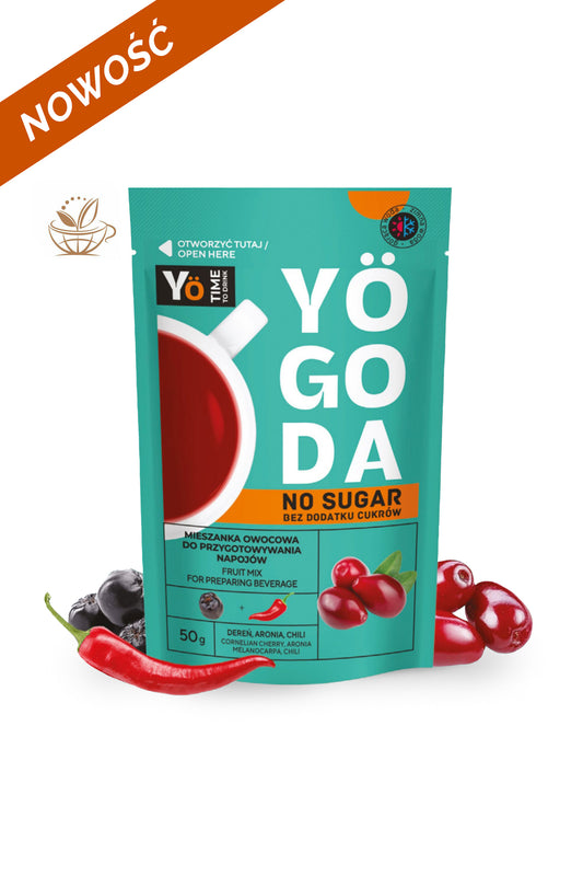 Mus do napoju owocowego Yogoda | Dereń, aronia z nutą chili