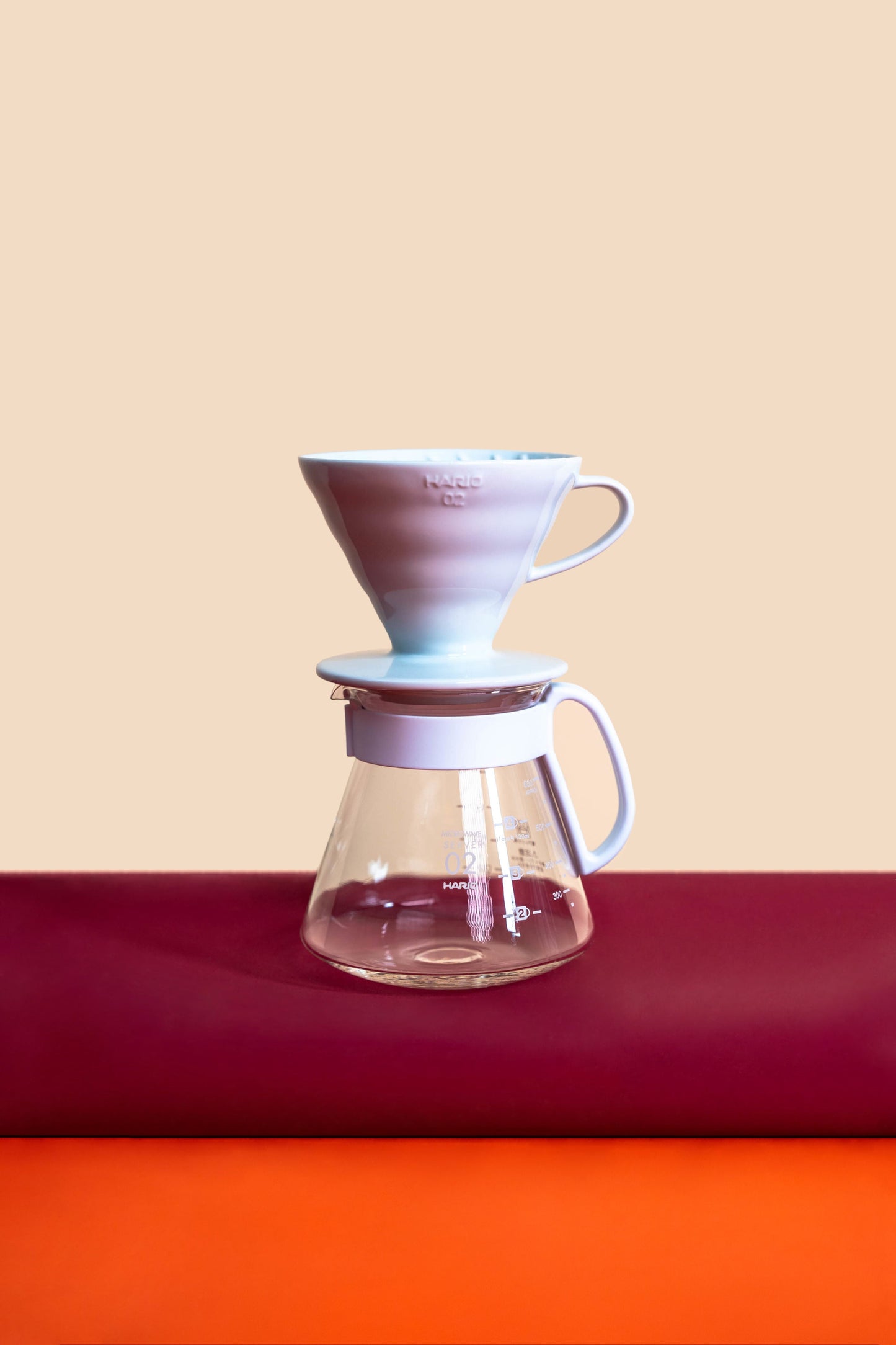 Zestaw Hario V60 Dripper & Pot White